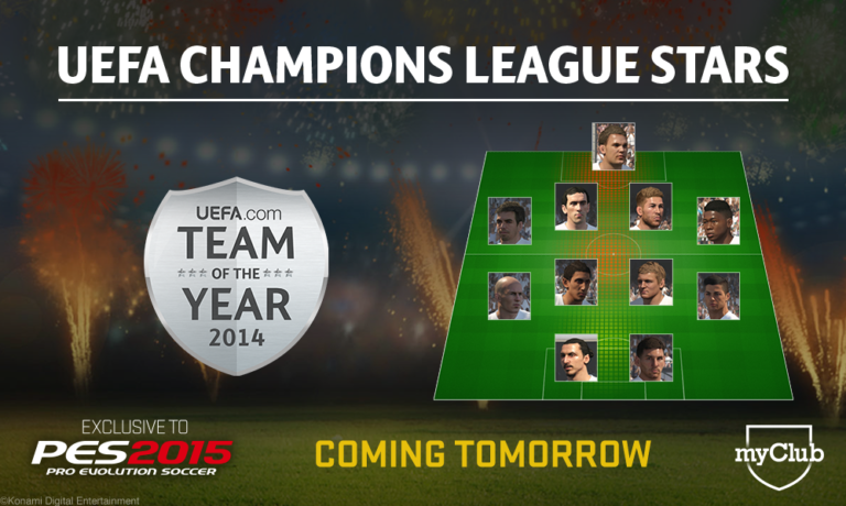 PES 2015, disponibile live update #12 e agenti Champions League