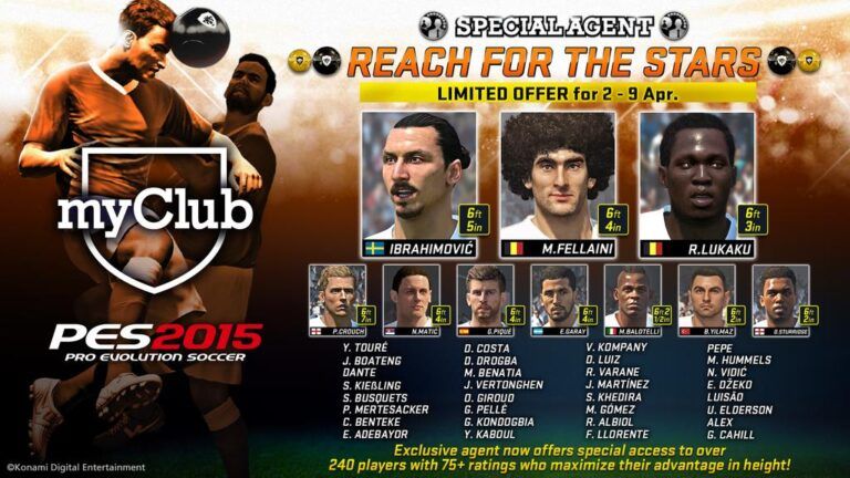 PES 2015, nuovo agente speciale Reach for the Stars PES 2015, nuovo agente speciale Reach for the Stars