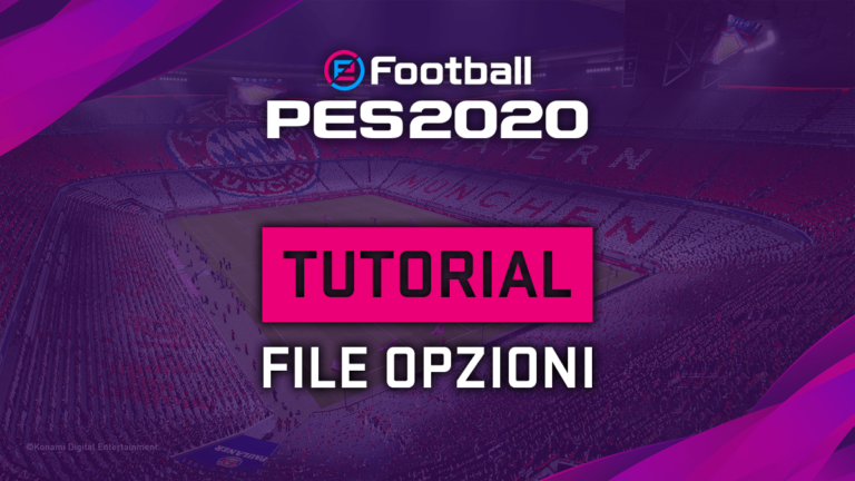 PES 2020 – Guida File Opzioni / Patch PlayStation 4