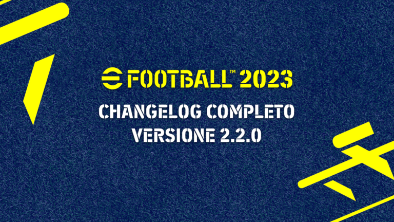 eFootball 2023 – Il contenuto della versione 2.2.0