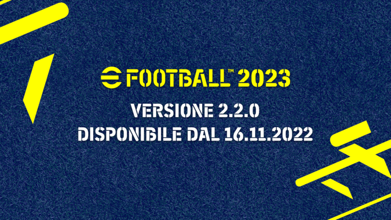 eFootball 2023 – Patch 2.2.0 disponibile dal 16 novembre